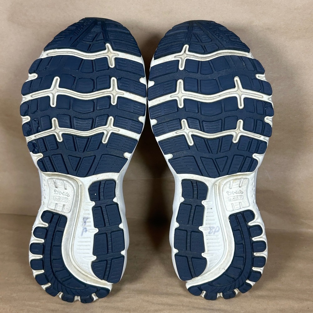 Brooks Ghost 12 Running Shoes Mens 6.5 Wide D Blue Grey Mesh 1203051D086 - Picture 11 of 13